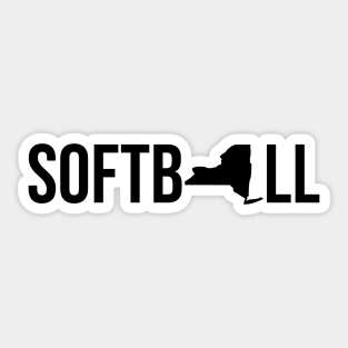New York Softball Sticker